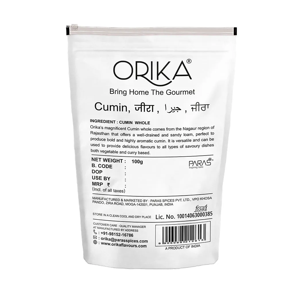 Orika's Nagauri Bold Cumin whole, 100g