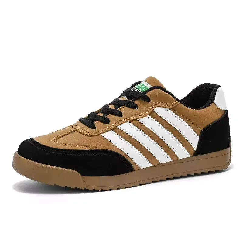 Orthopedic brown casual sneakers for men