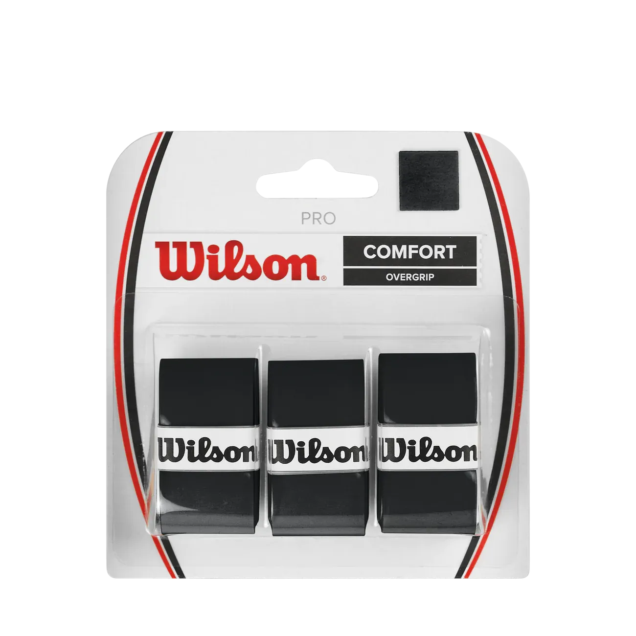 Pack 3 OVERGRIP COMFORT PRO NEGRO - Wilson