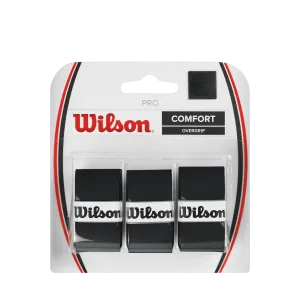 Pack 3 OVERGRIP COMFORT PRO NEGRO - Wilson