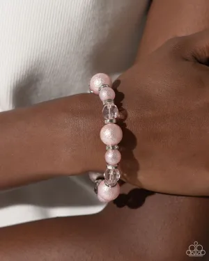 Paparazzi - Pearl Protagonist - Pink Bracelet