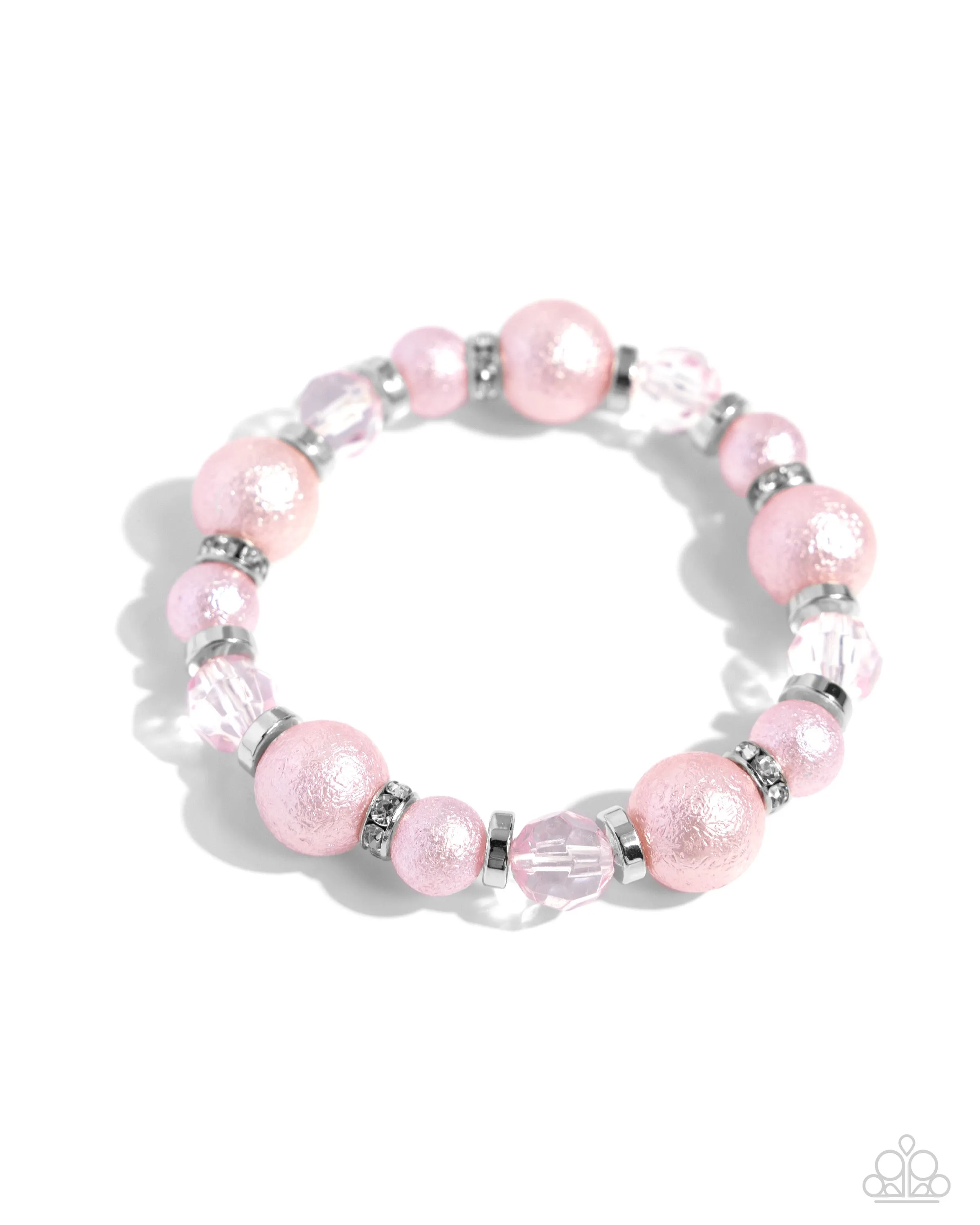 Paparazzi - Pearl Protagonist - Pink Bracelet