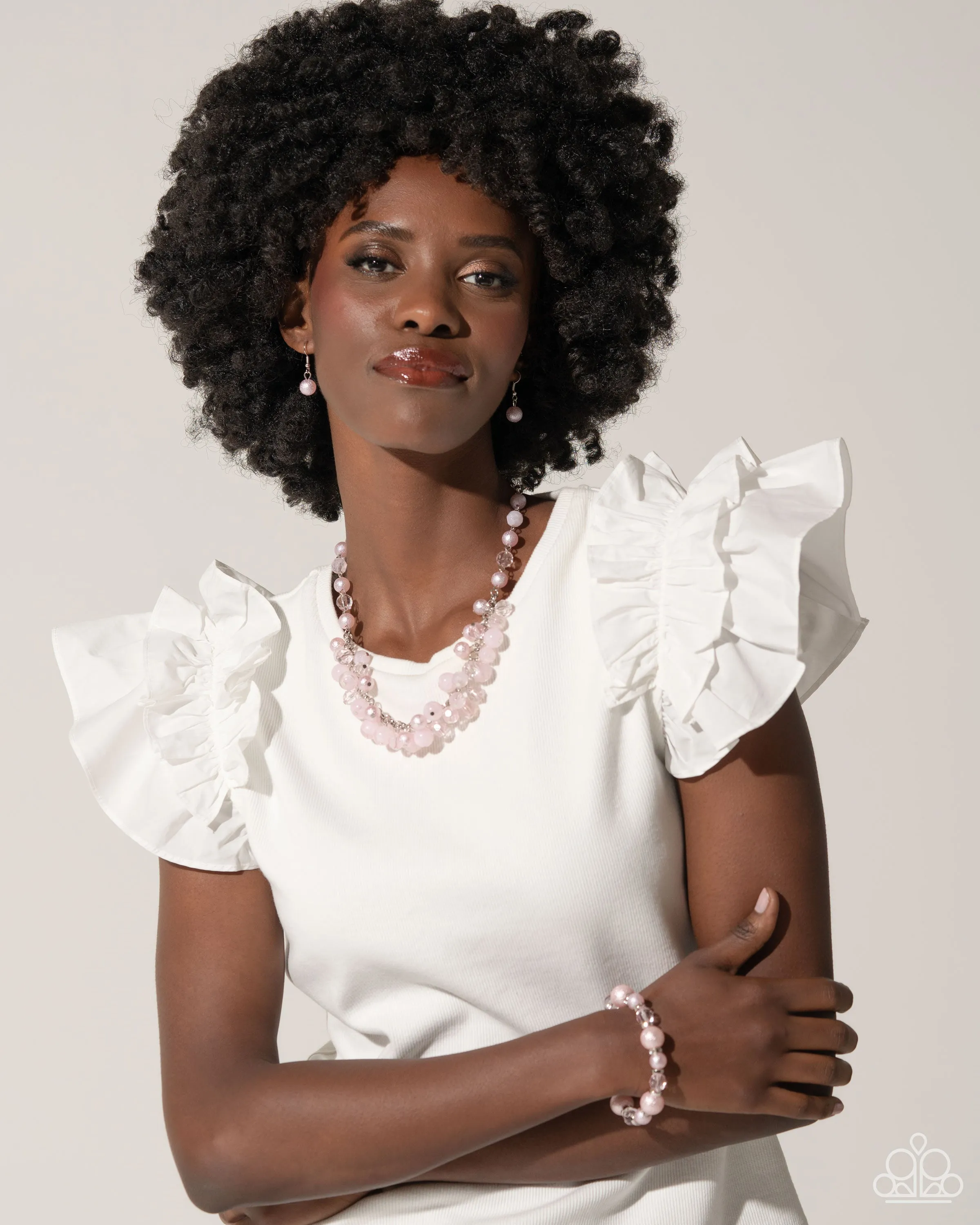 Paparazzi - Pearl Protagonist - Pink Bracelet