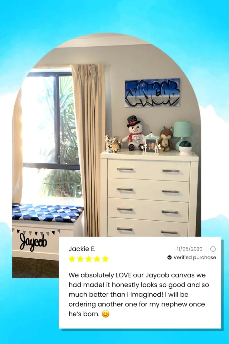 Paradise Script Style Canvas (2)