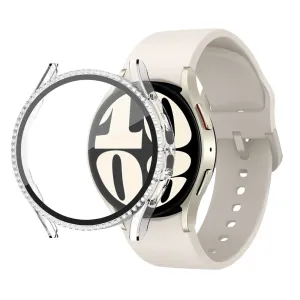 PC Diamond Style Case   Glass for Samsung Galaxy Watch 6/40mm/44mm