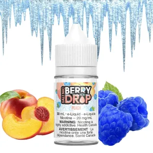 Peach Ice Salt by Berry Drop E-Liquid