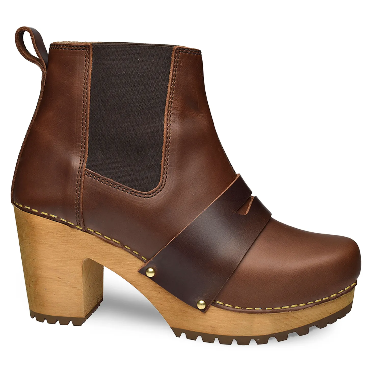 Penny Women's Wood Boot in Brown