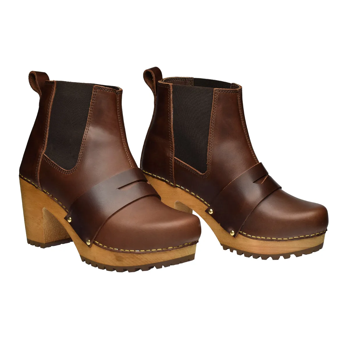 Penny Women's Wood Boot in Brown