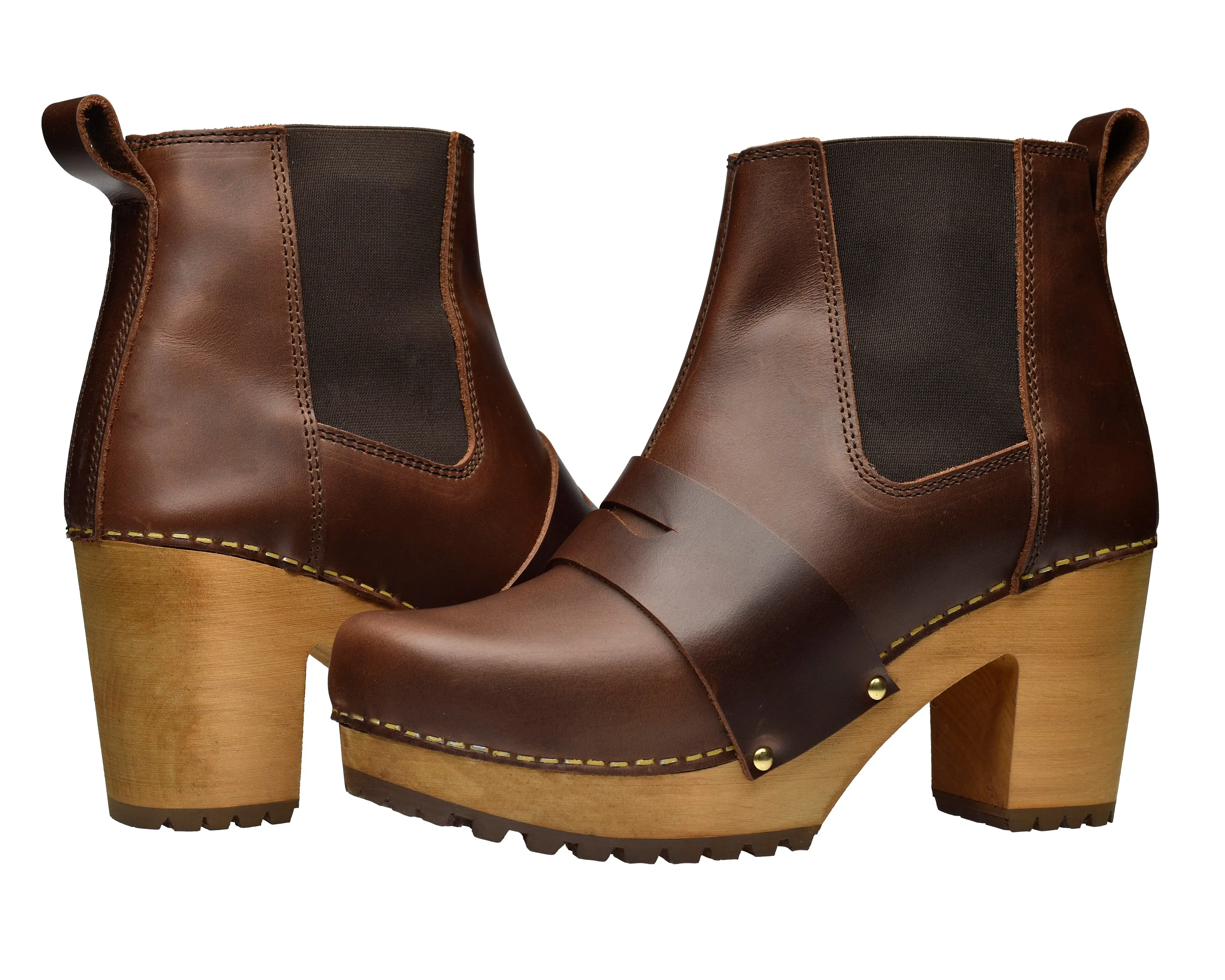 Penny Women's Wood Boot in Brown