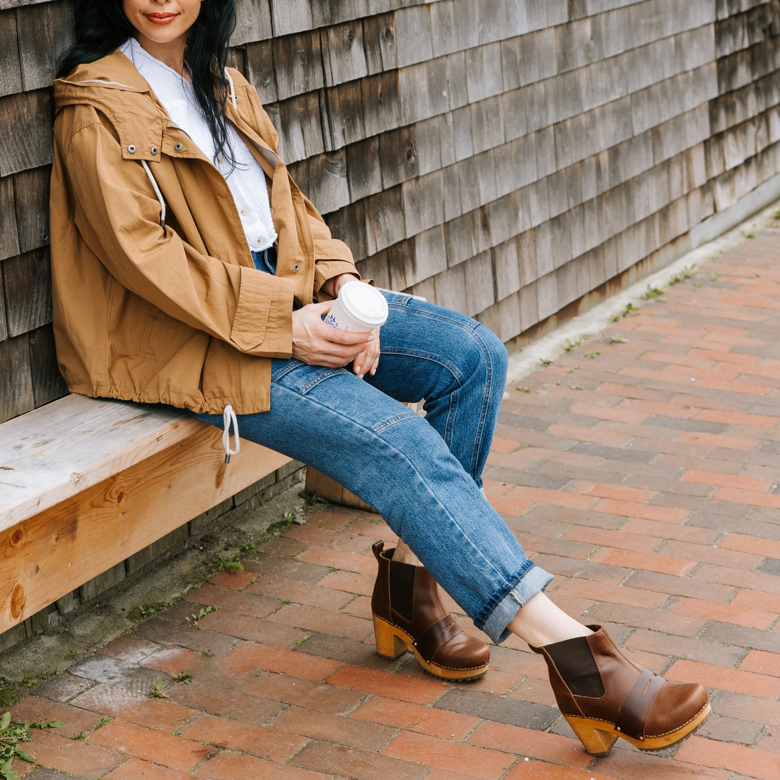 Penny Women's Wood Boot in Brown