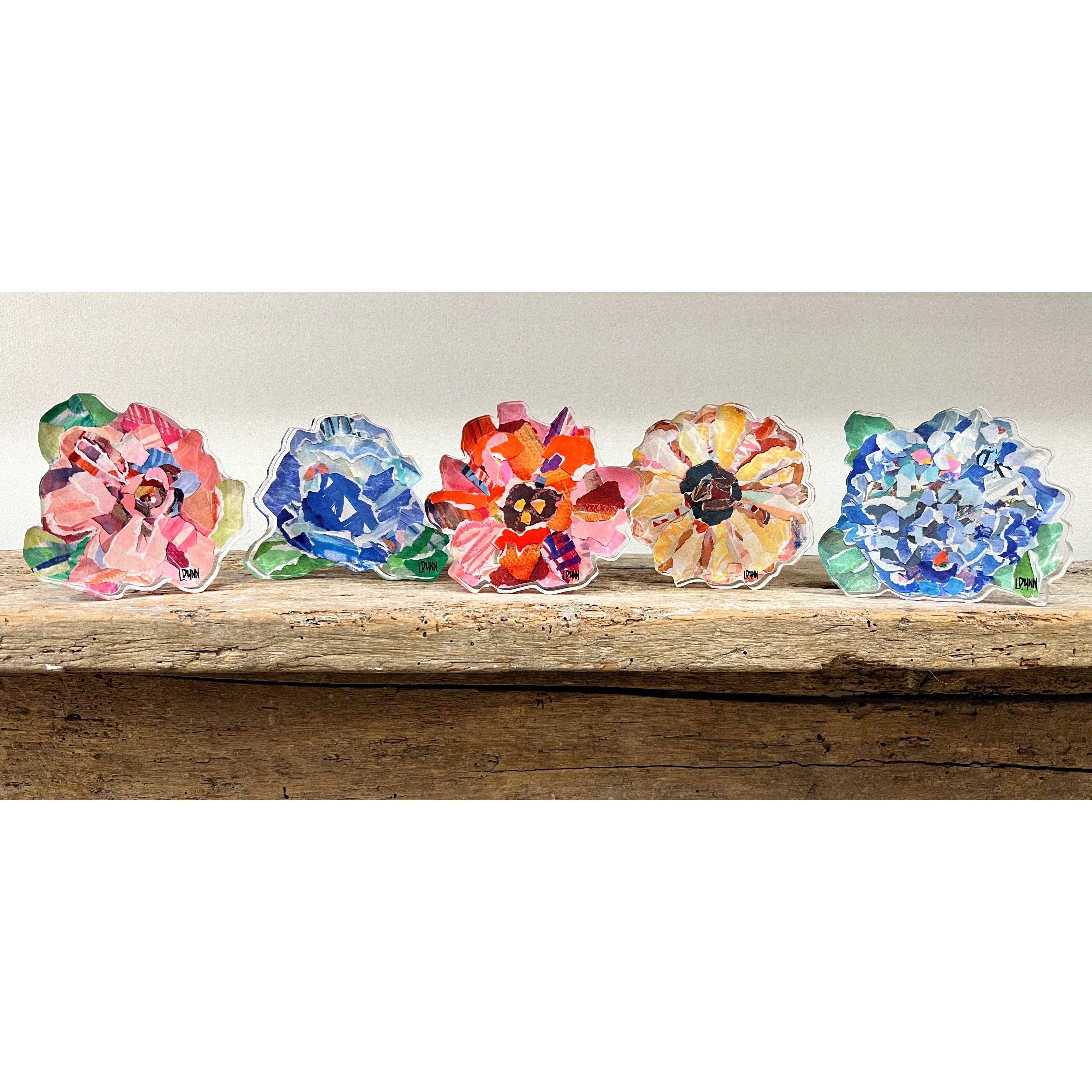 Periwinkle Bold Bloom Acrylic