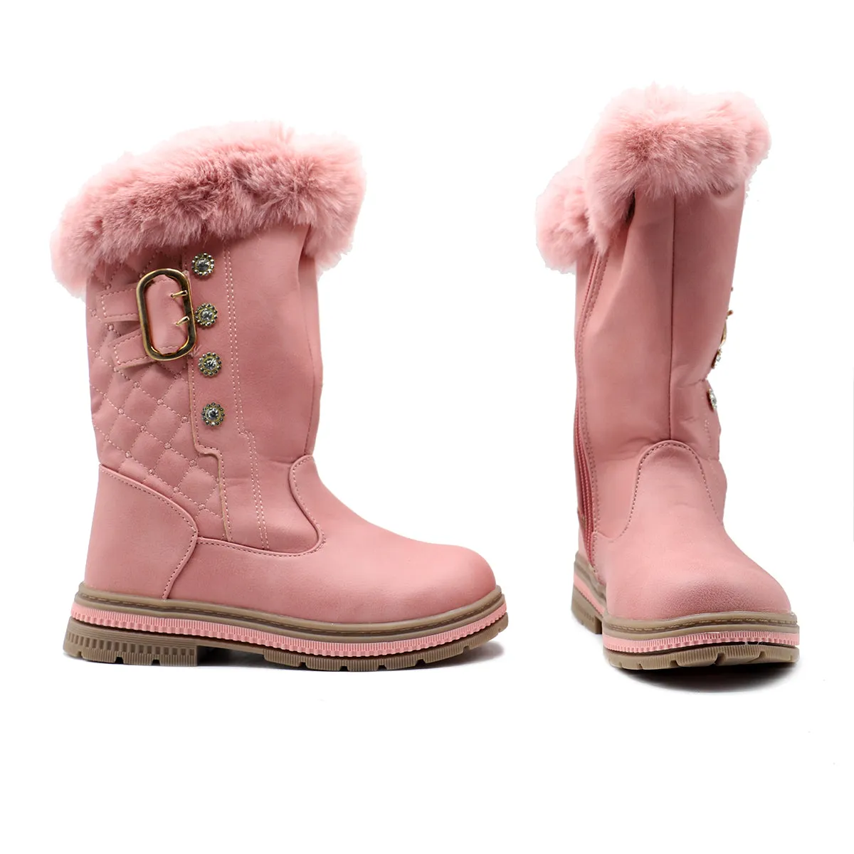 Pink Casual Boots G70091