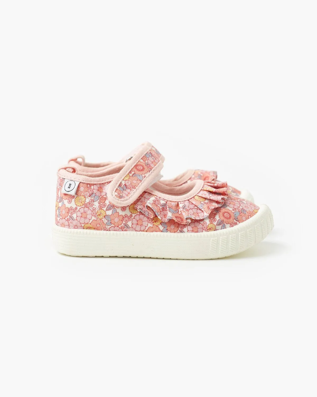 Play Mary Jane Frill Canvas - Happy Days Pink