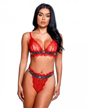 Playboy Starlet Two Piece Set - Red -