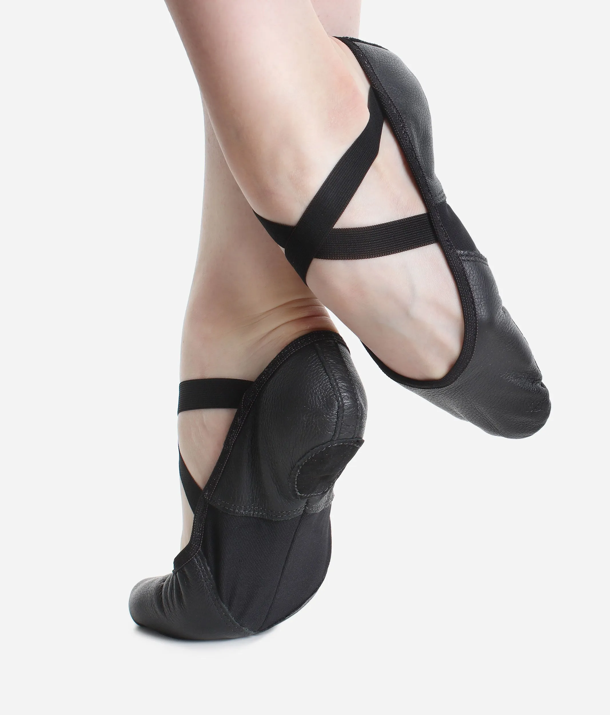Premium Leather Split Sole Ballet Shoes SD110 - Professional Ballet Flats with Anatomical Fit