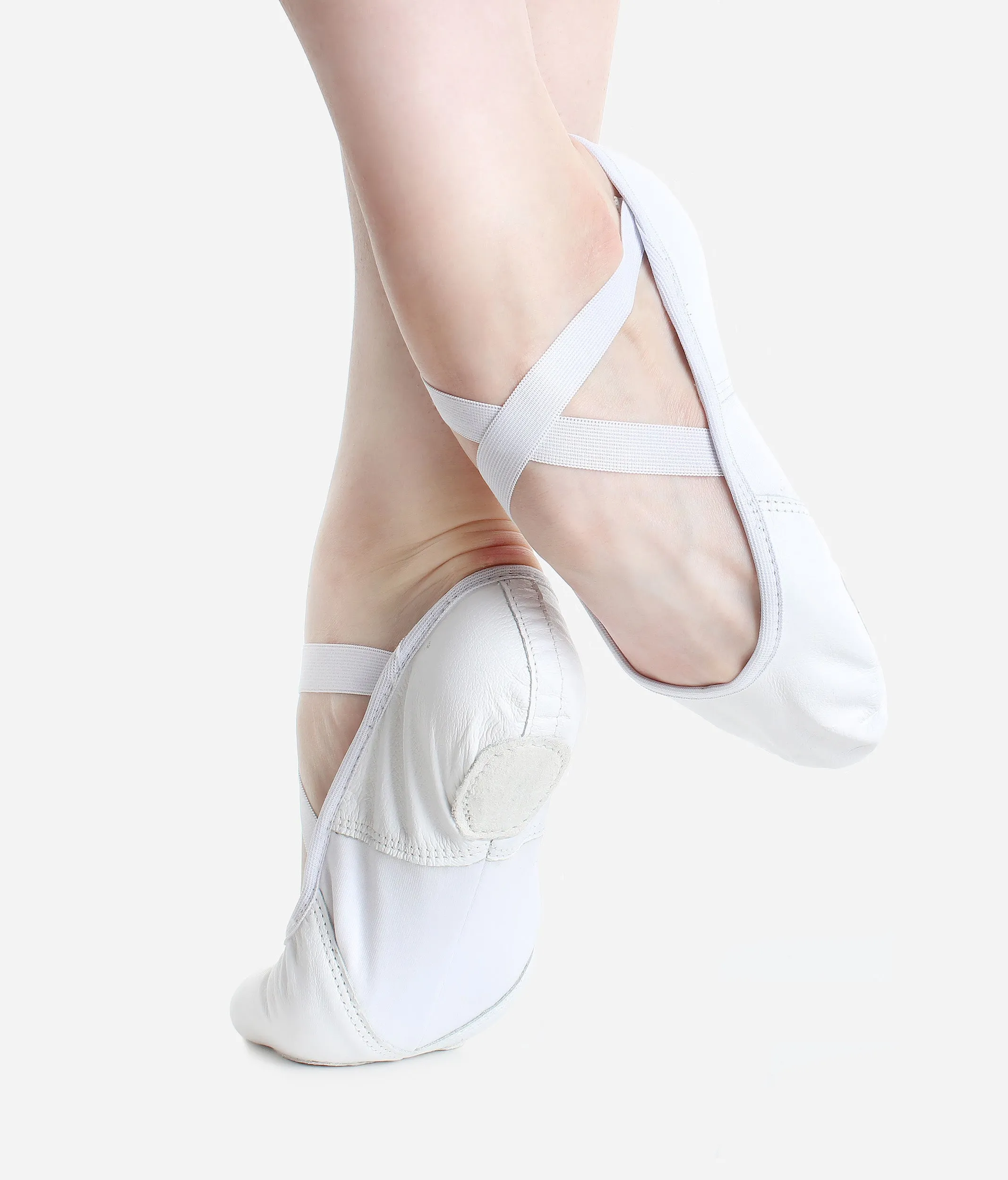 Premium Leather Split Sole Ballet Shoes SD110 - Professional Ballet Flats with Anatomical Fit