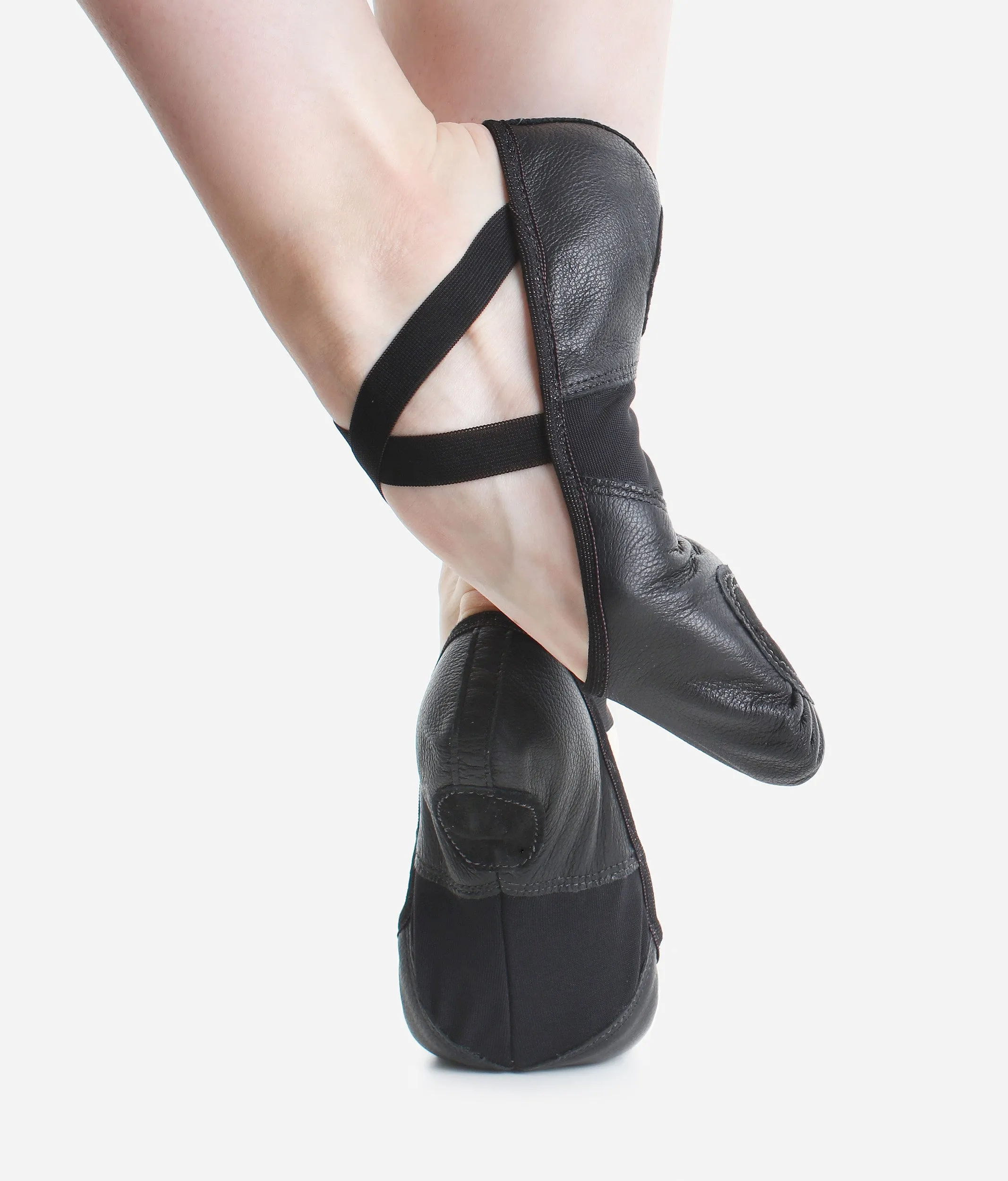 Premium Leather Split Sole Ballet Shoes SD110 - Professional Ballet Flats with Anatomical Fit