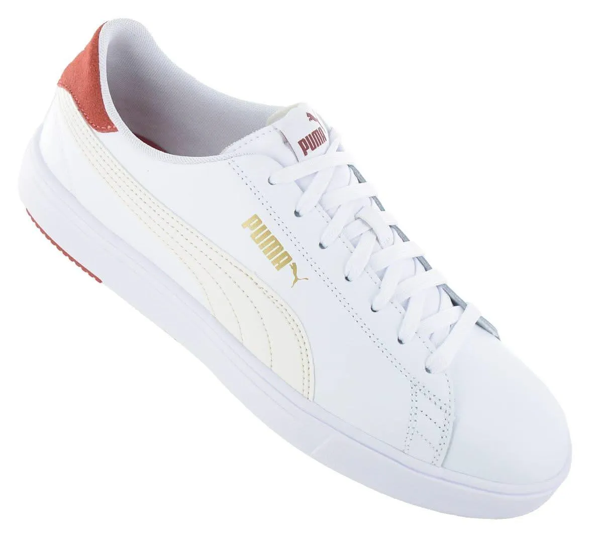 PUMA Serve Pro Lite - Herren Sneakers Schuhe Leder Weiß 374902-16