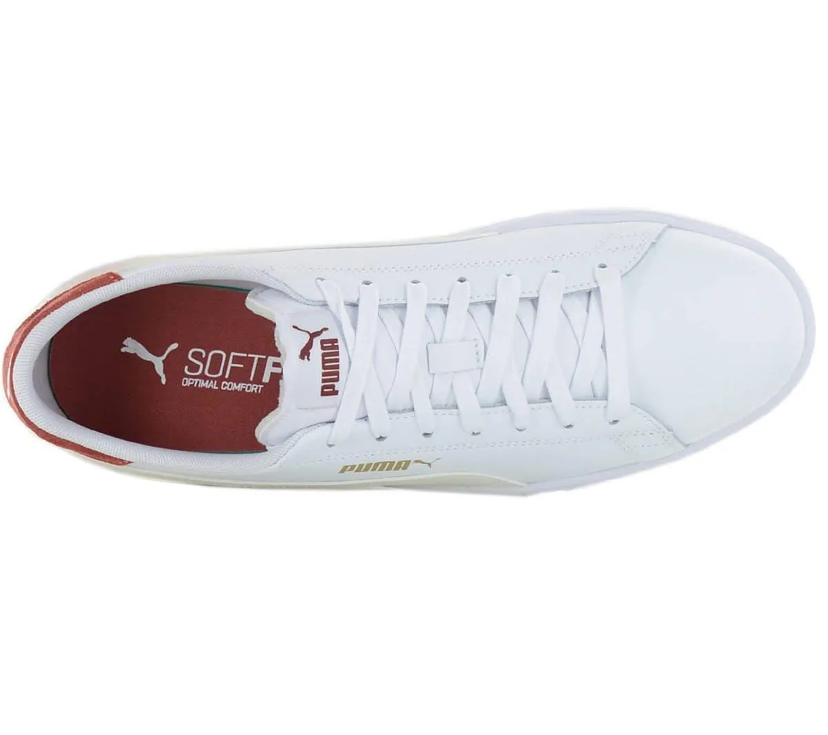 PUMA Serve Pro Lite - Herren Sneakers Schuhe Leder Weiß 374902-16