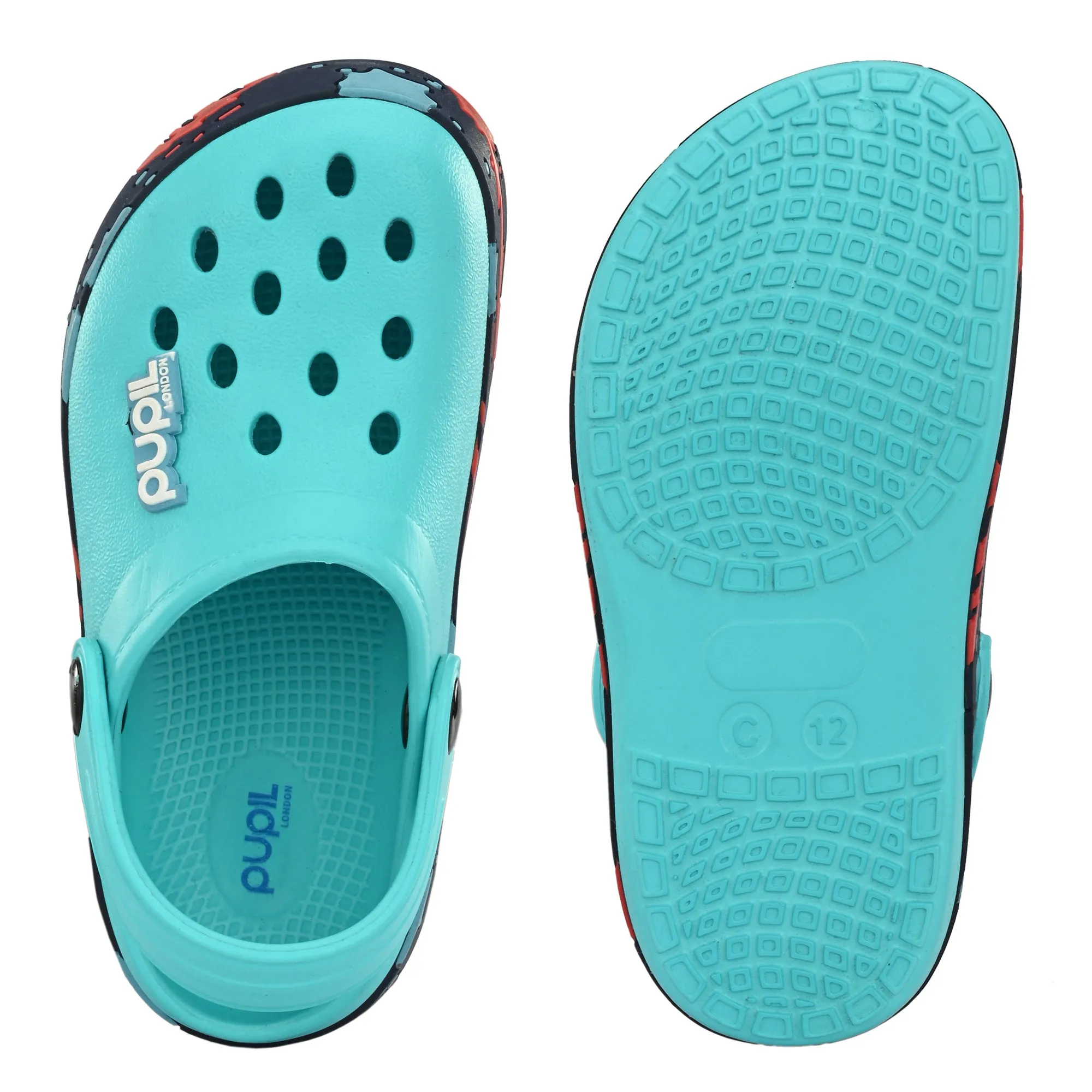 Pupil London Sea Green Clogs (Wembley-02)