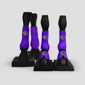 Purple  Sport Boots- Full set with Bell Boots