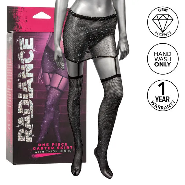 Radiance™1pc Garter Skirt w Thigh Highs*