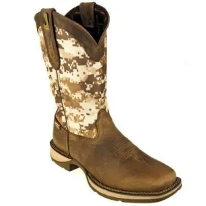 REBEL DDB0166 DURANGO DESERT CAMO PULL-ON WESTERN BOOT