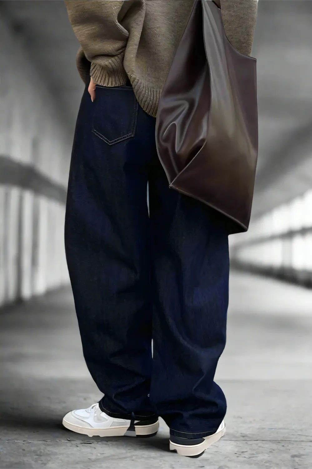Rebel Edge Wide-Leg Jeans