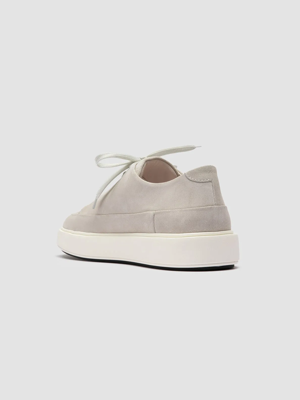 RELEASE 001 - Ivory Leather Low Top Sneakers