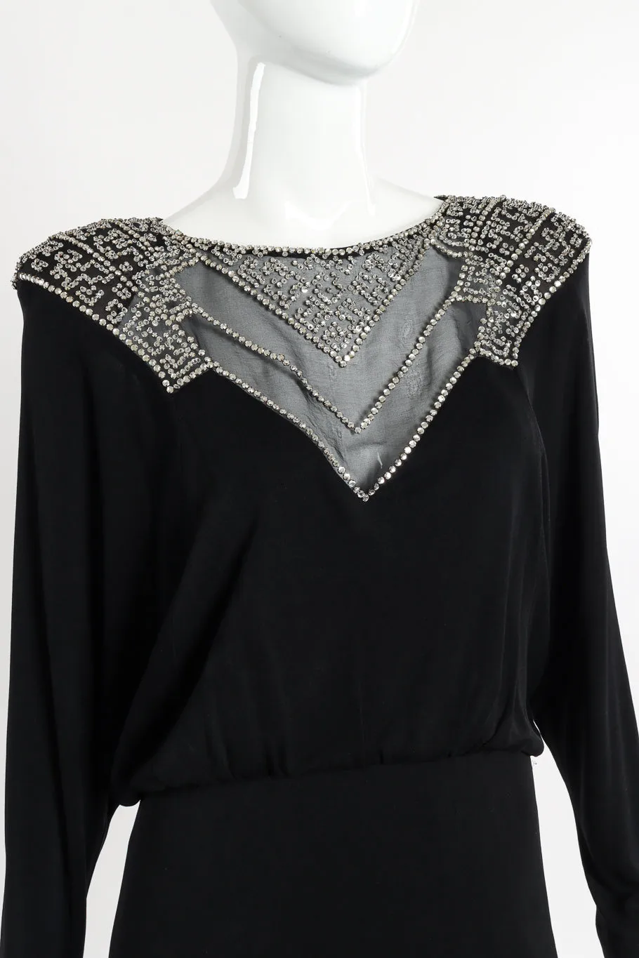 Rhinestone Dolman Dress