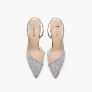 Rhinestone Embellished High Heels