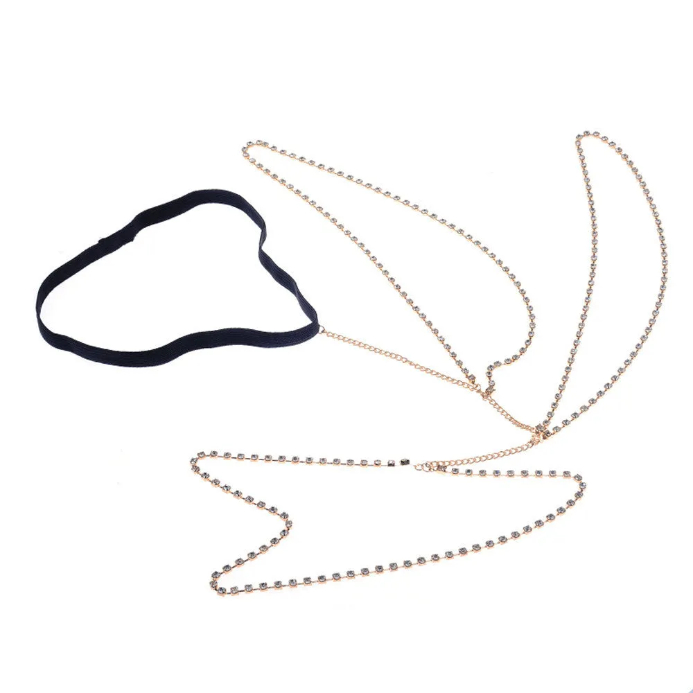 Rhinestone Thigh Chain