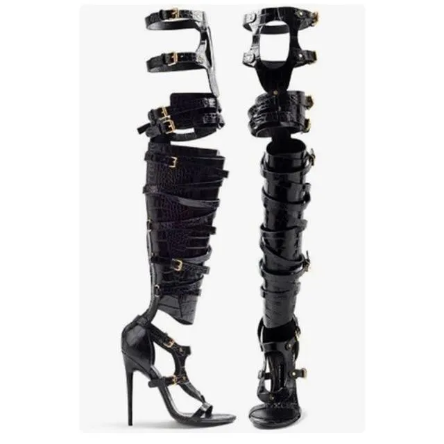 Rome Cut-outs Stiletto Heels