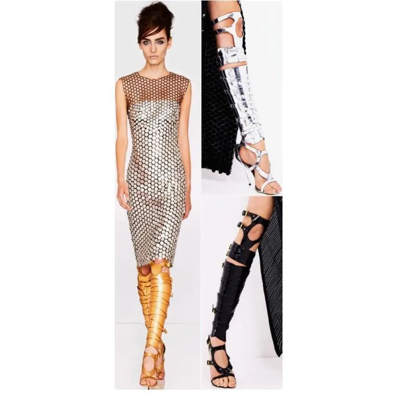 Rome Cut-outs Stiletto Heels