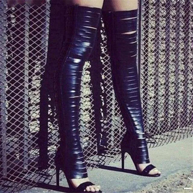 Rome Cut-outs Stiletto Heels