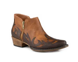 Roper Ladies Lorene  Ankle Boot - Tan