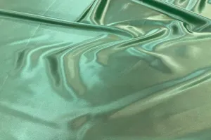 SA: Dark Mint Green Stretch Satin OUT OF STOCK