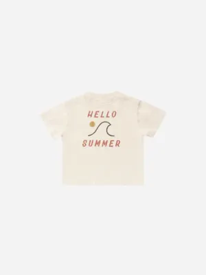 SALE - RYLEE   CRU RELAXED TEE || HELLO SUMMER