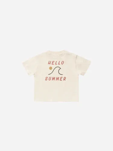 SALE - RYLEE   CRU RELAXED TEE || HELLO SUMMER