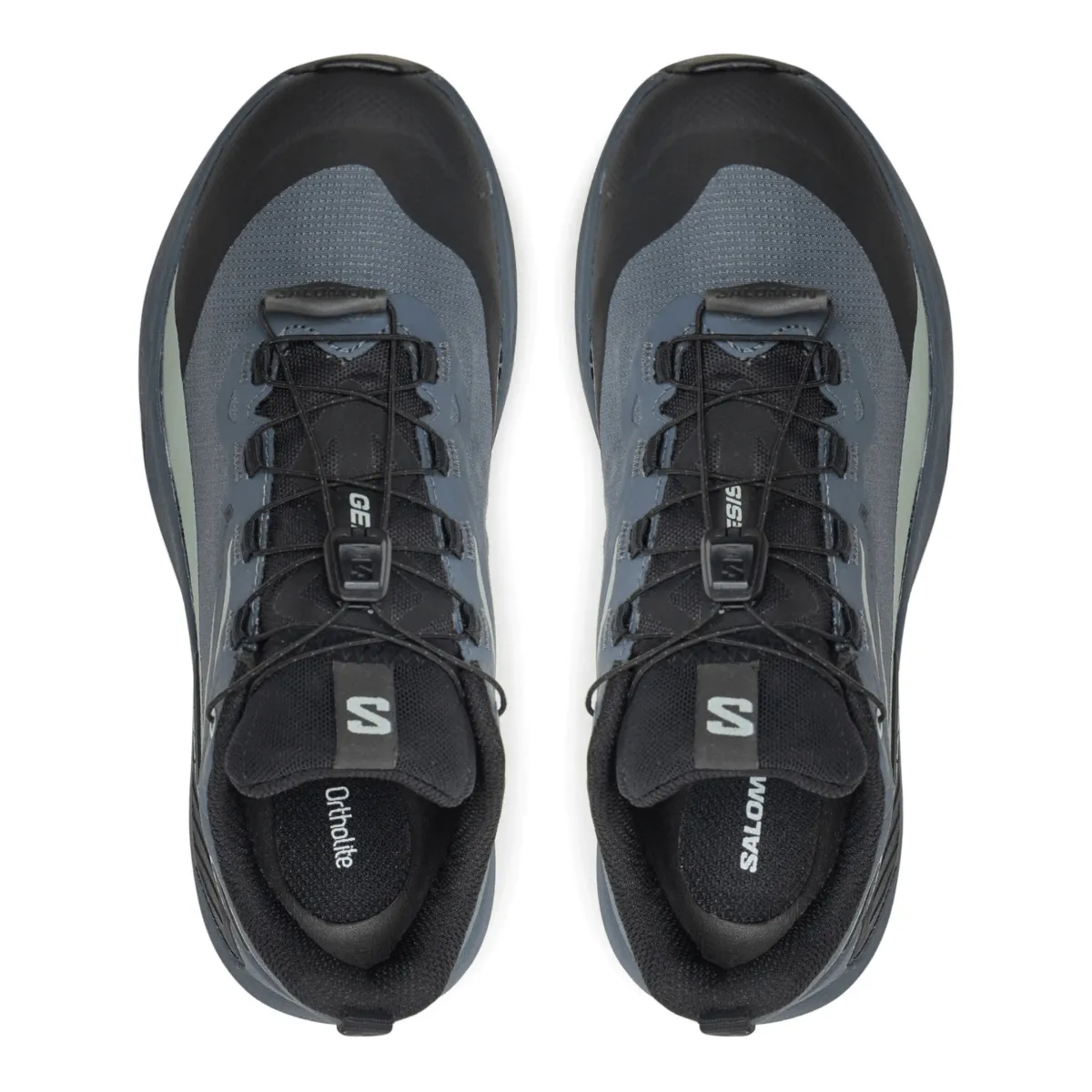 Salomon Women's Genesis Gore-Tex Turbulence/Black/Green Milieu