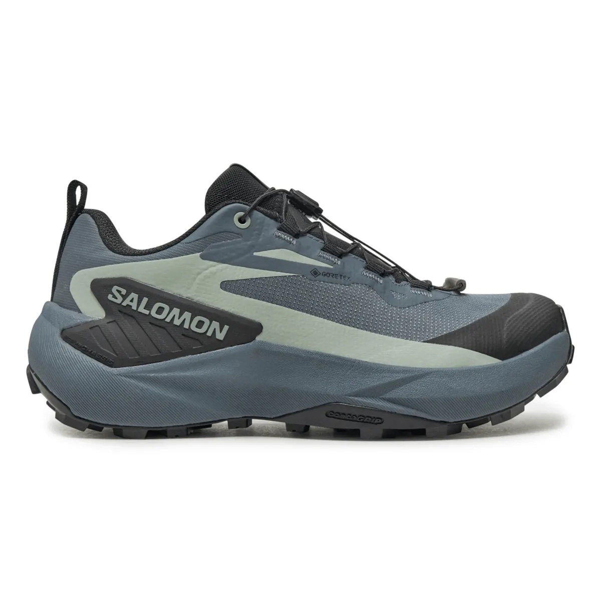 Salomon Women's Genesis Gore-Tex Turbulence/Black/Green Milieu