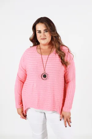 Sasha Knit Jumper in Pink