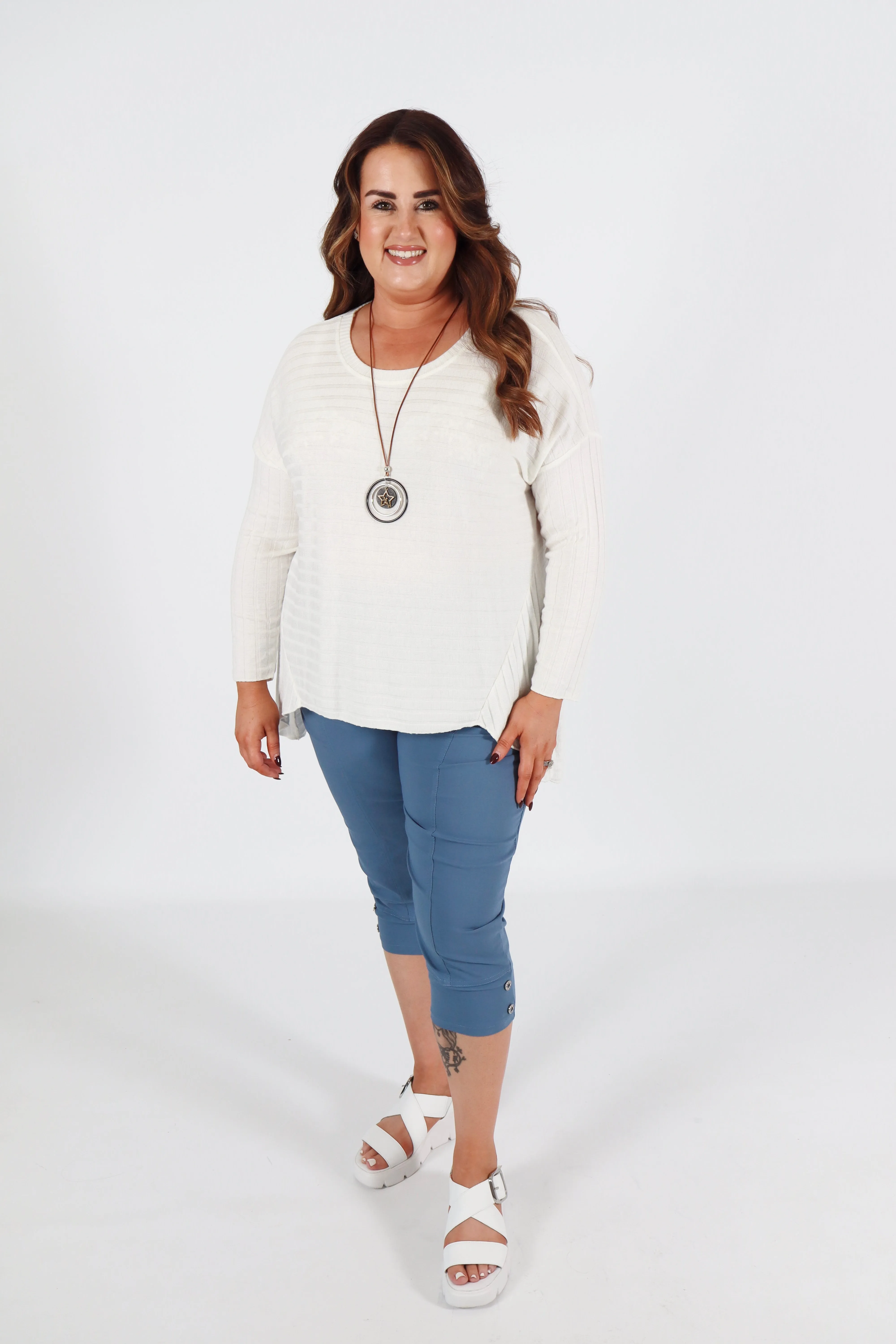 Sasha Knit Jumper in White