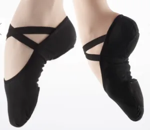 SD16S - Child Canvas Split Sole Ballet Slipper