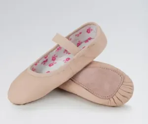 SD69s Child Leather Ballet Slipper Pink