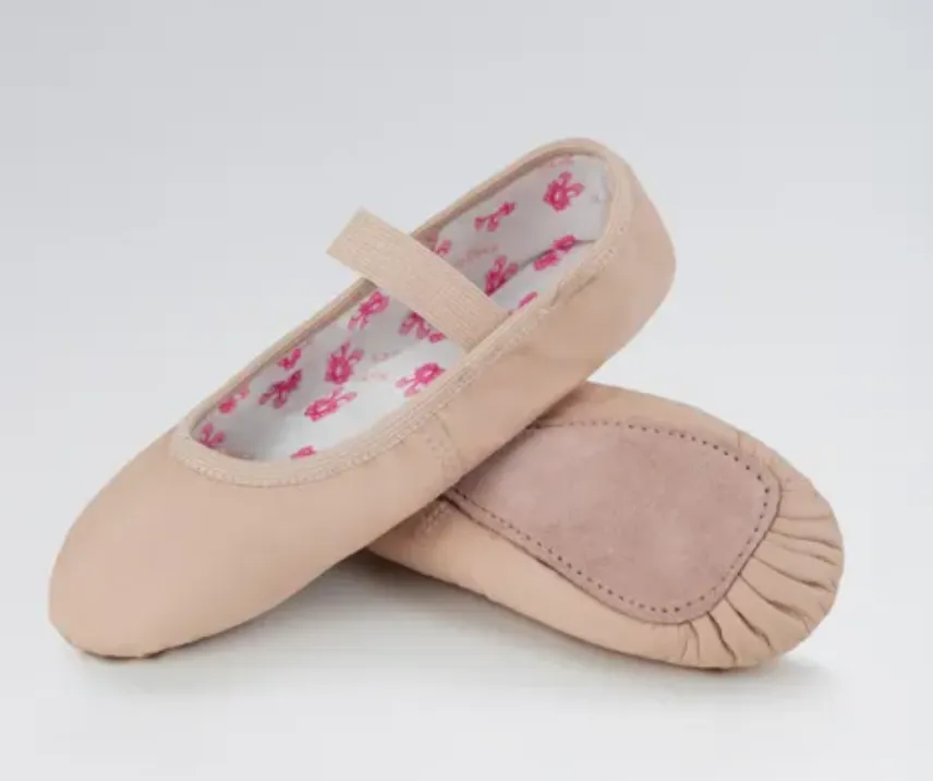 SD69s Child Leather Ballet Slipper Pink