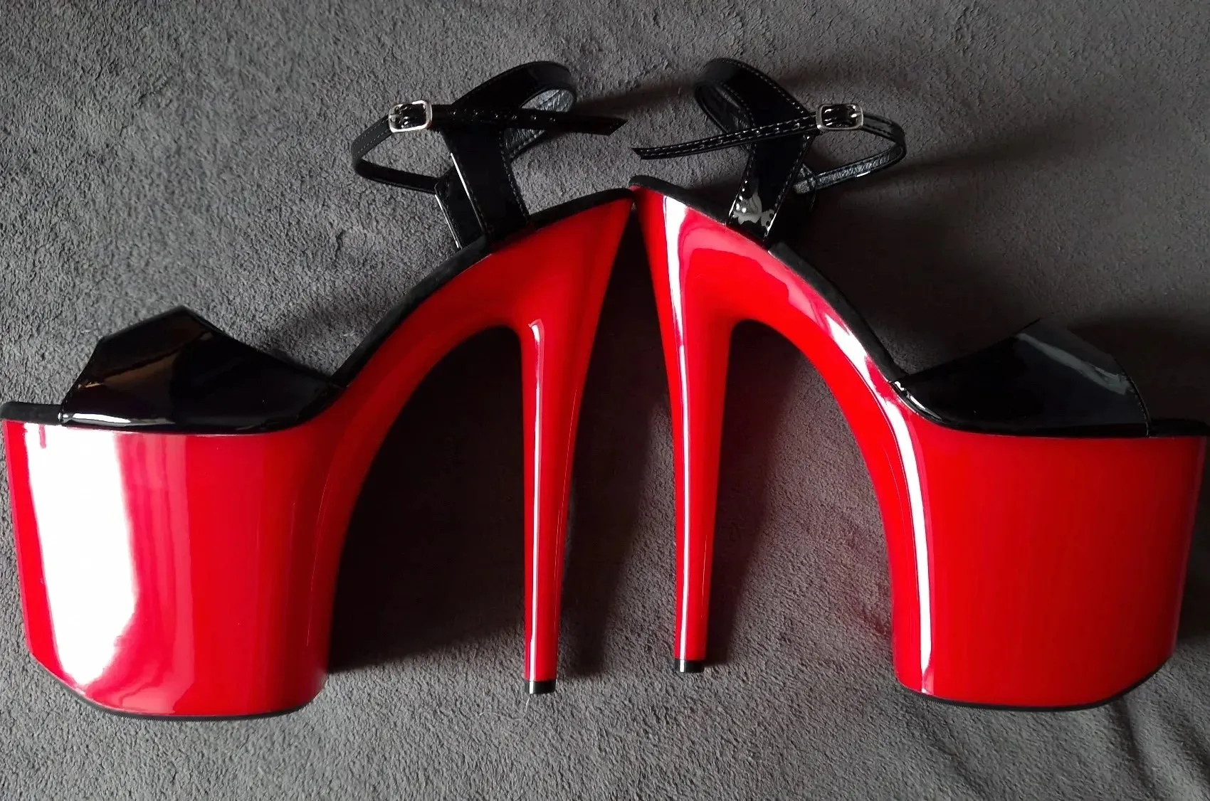 Sexy 20cm stiletto heels, 8in stylish party paint heels, stage performance sandals