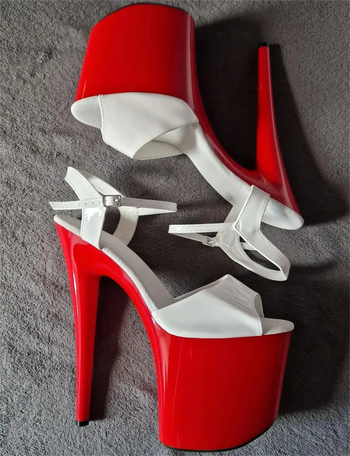 Sexy 20cm stiletto heels, 8in stylish party paint heels, stage performance sandals