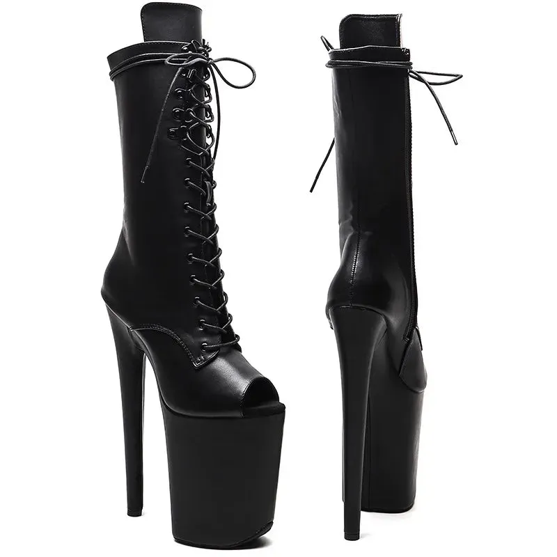 Sexy boots 23CM/9inches High Heels Platform Pole Dance shoes Modern Boots