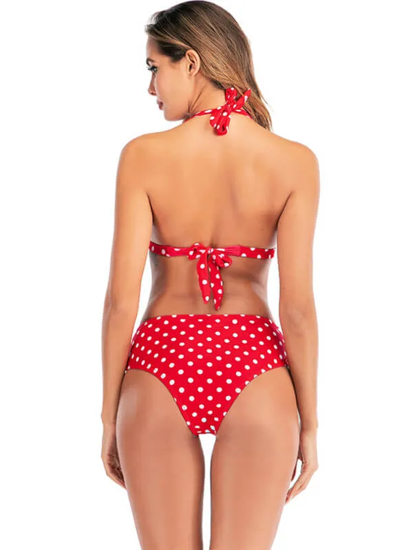 Sexy Halterneck High Waist Bikini